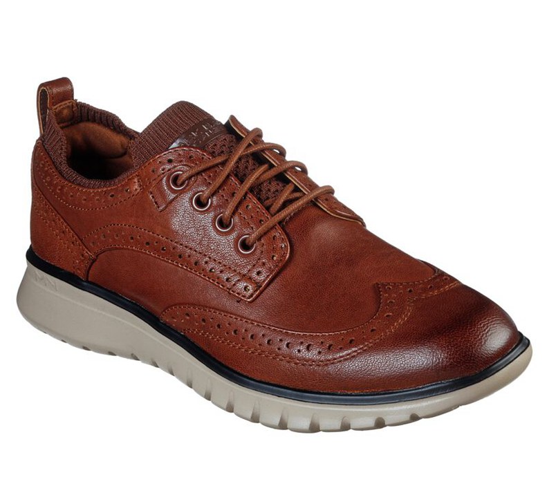 Skechers Herr Bruna Snörskor - Neo Casual - Creswell - Sverige (CGLMF-5743)